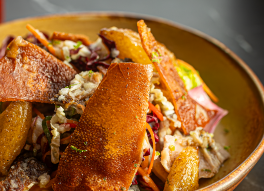 GRR LC 22B FEBRUARY 2026 FOOD NETFLIX BEING GORDON RAMSAY MENU CRUNCH TIME APPLE PORK SALAD NETFLIX